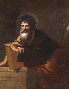 Neapolitan caravagist artist, 17th century SAINT JUDE THADDEUS