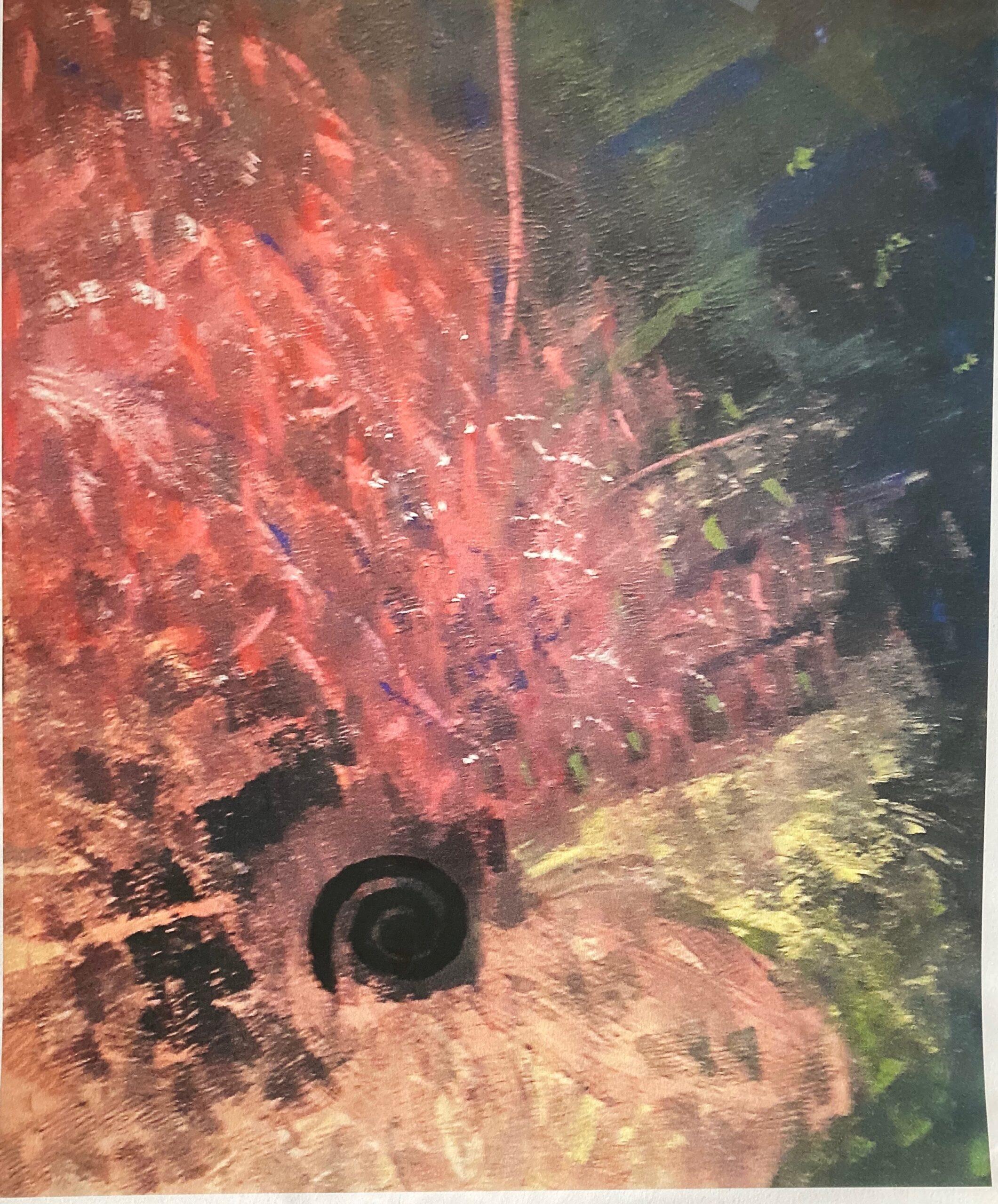 Nebula Black Hole by Janie Dugan - Painting by Unknown