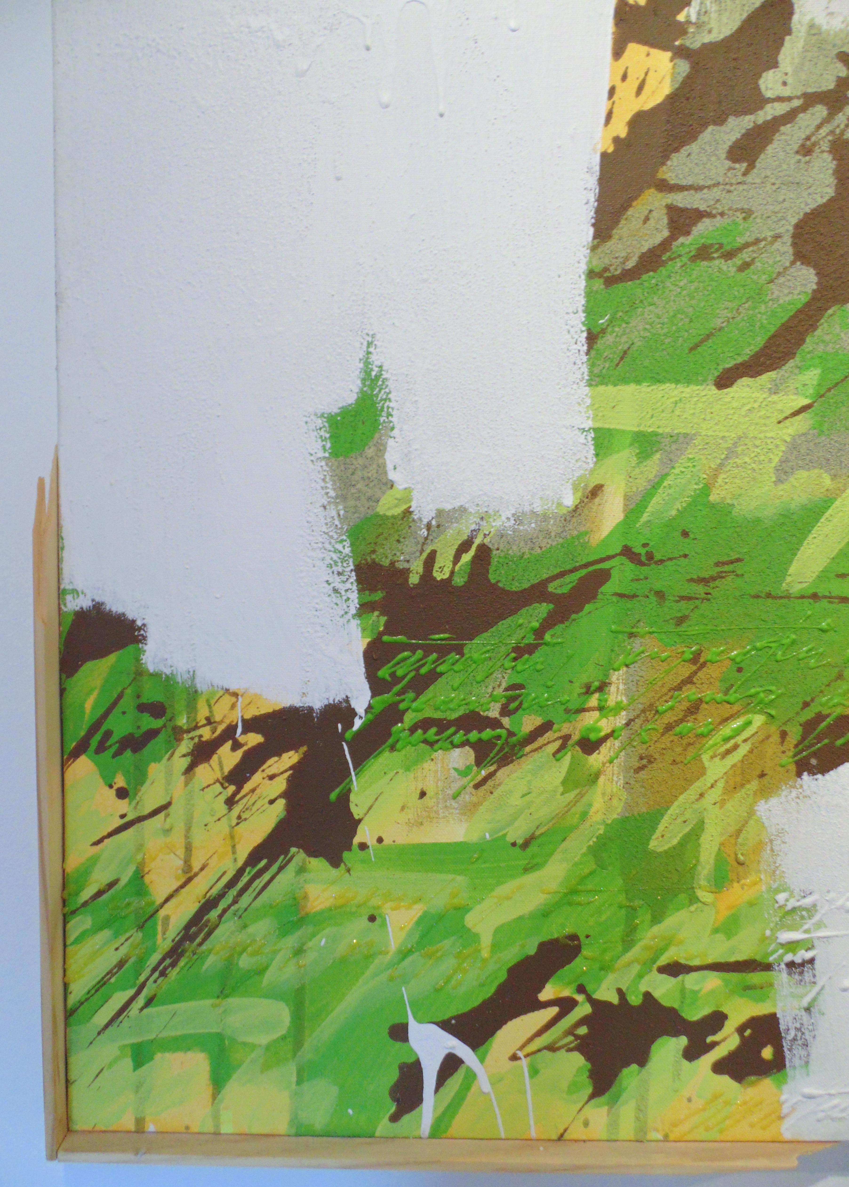 Negativo(i) Pace by NTEL, graffiti, street art, verde brillante, testo, astratto in vendita 3