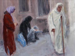 Neil Tyler (b.1945) - Framed 20th Century Oil, Alms