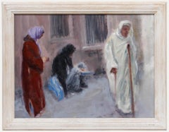 Neil Tyler (geb. 1945) - Gerahmtes Öl des 20. Jahrhunderts, Alms