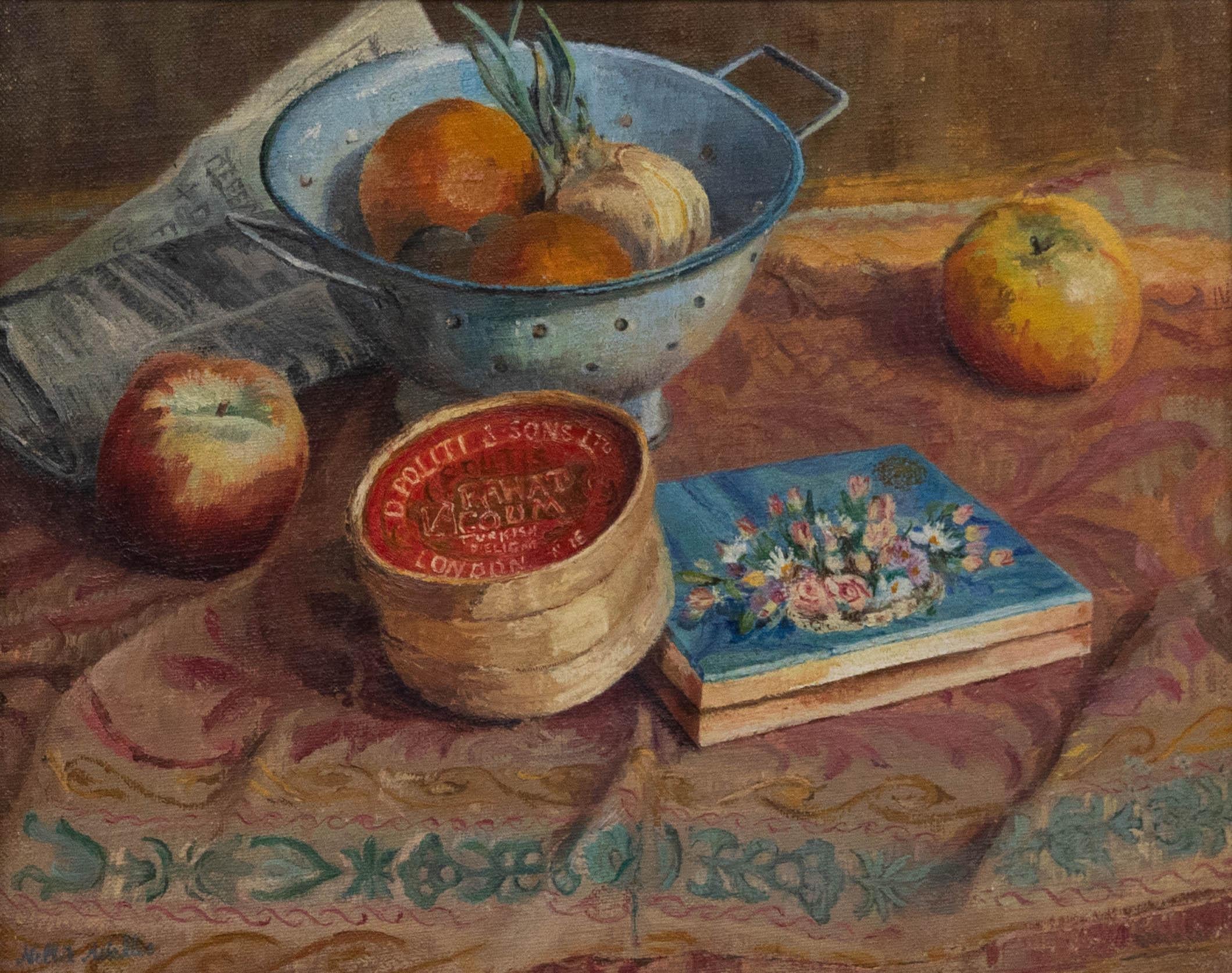 Nellie Wallis - 20th Century Oil, Turkish Delight - Painting by Unknown