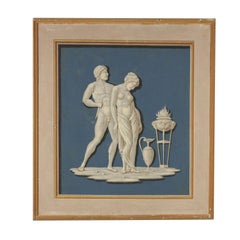 Neoclassical Decorative Element Scene with Figures 18th Century