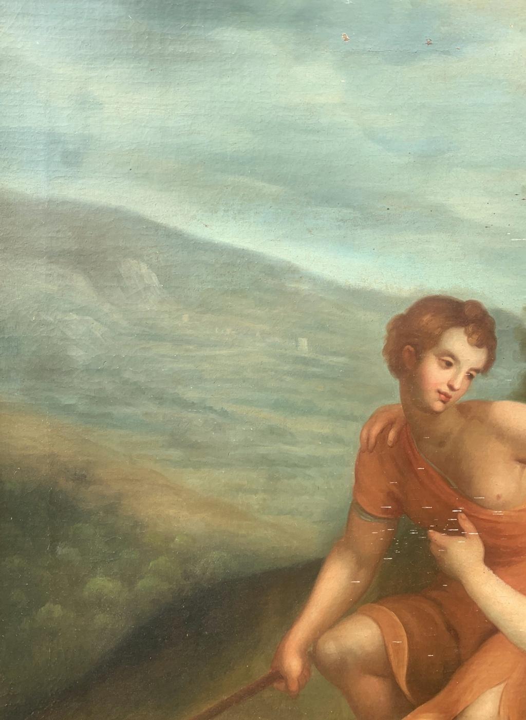 Neoclassical painter - 18th-19th century figure painting - Mythological - Italy For Sale 8