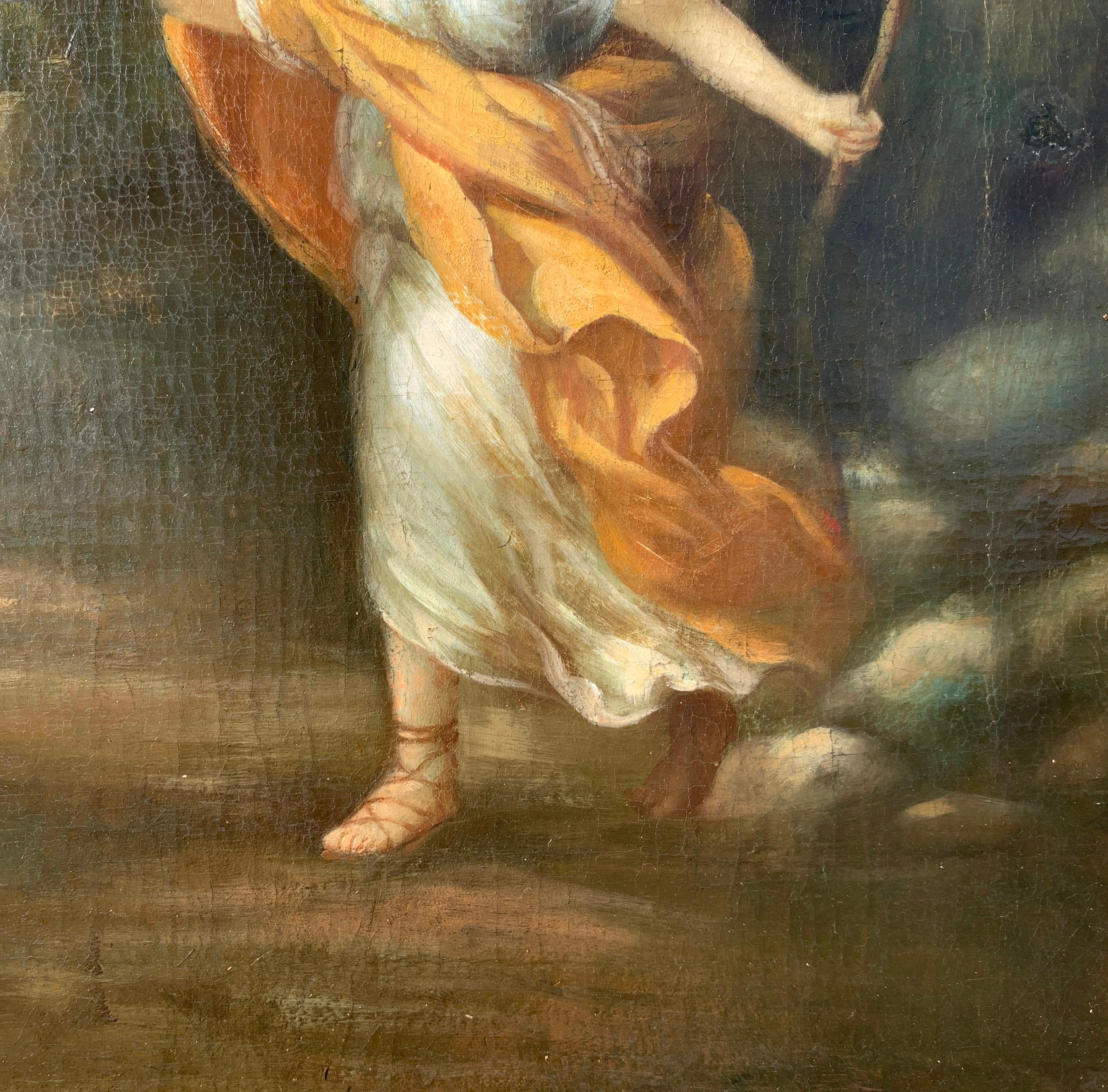 Follower of Pietro da Cortona- 18th-19th century painting - Venus Aeneas - Italy For Sale 5