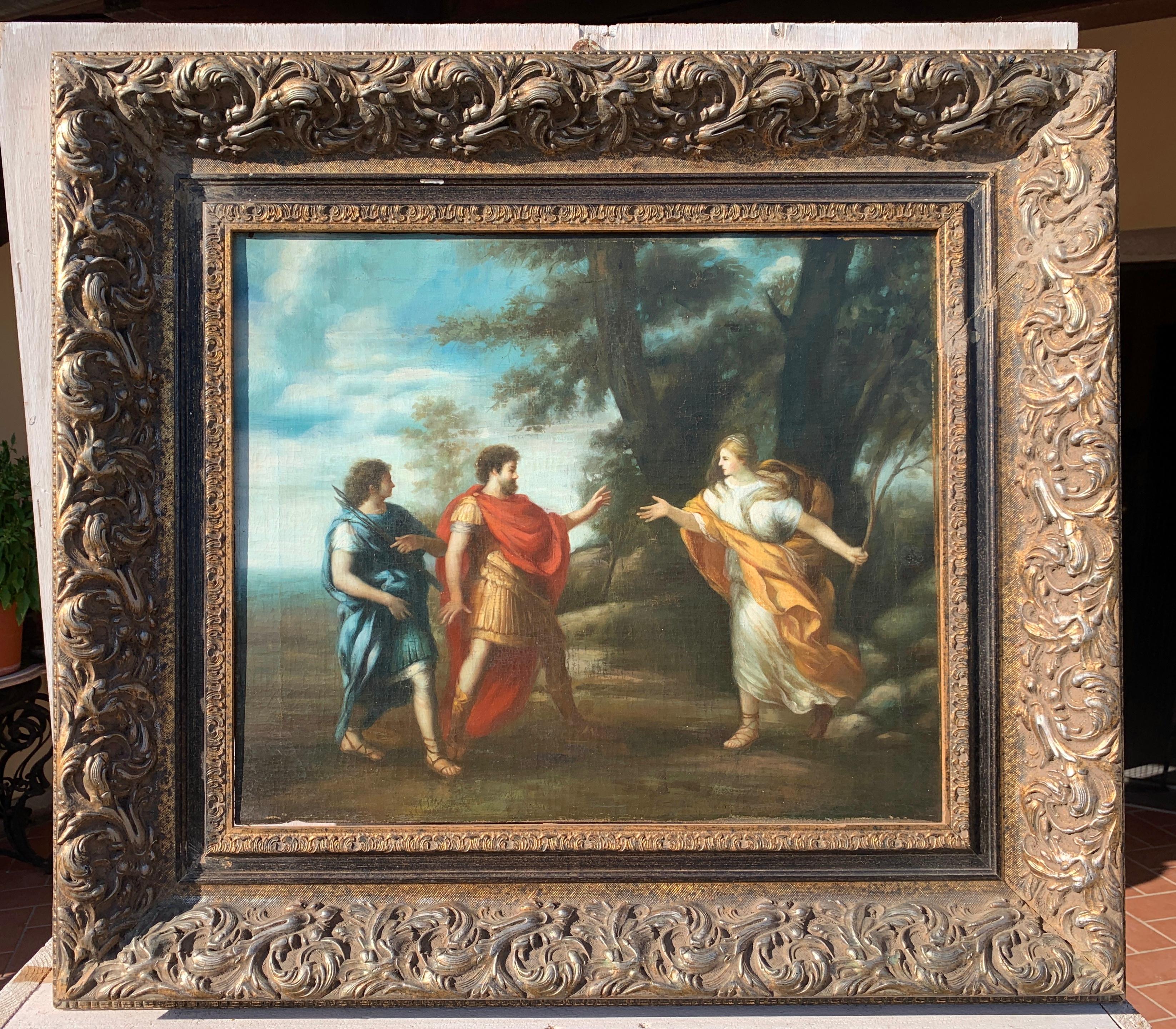 Follower of Pietro da Cortona – Gemälde des 18. bis 19. Jahrhunderts – Venus Aeneas – Italien – Painting von Unknown