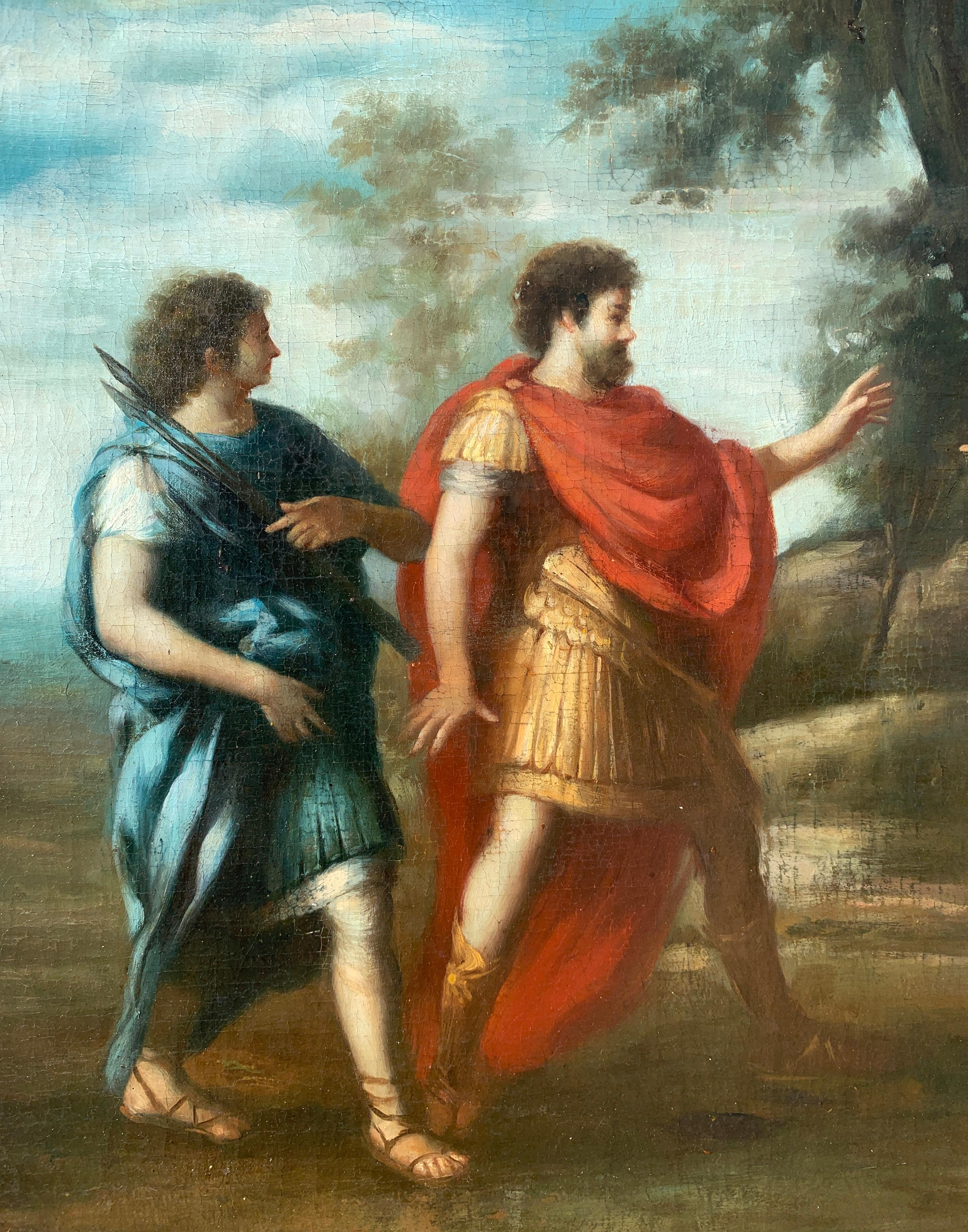 Suiveur de Pietro da Cortona- Peinture du 18e-19e siècle - Vénus Énée - Italie en vente 1
