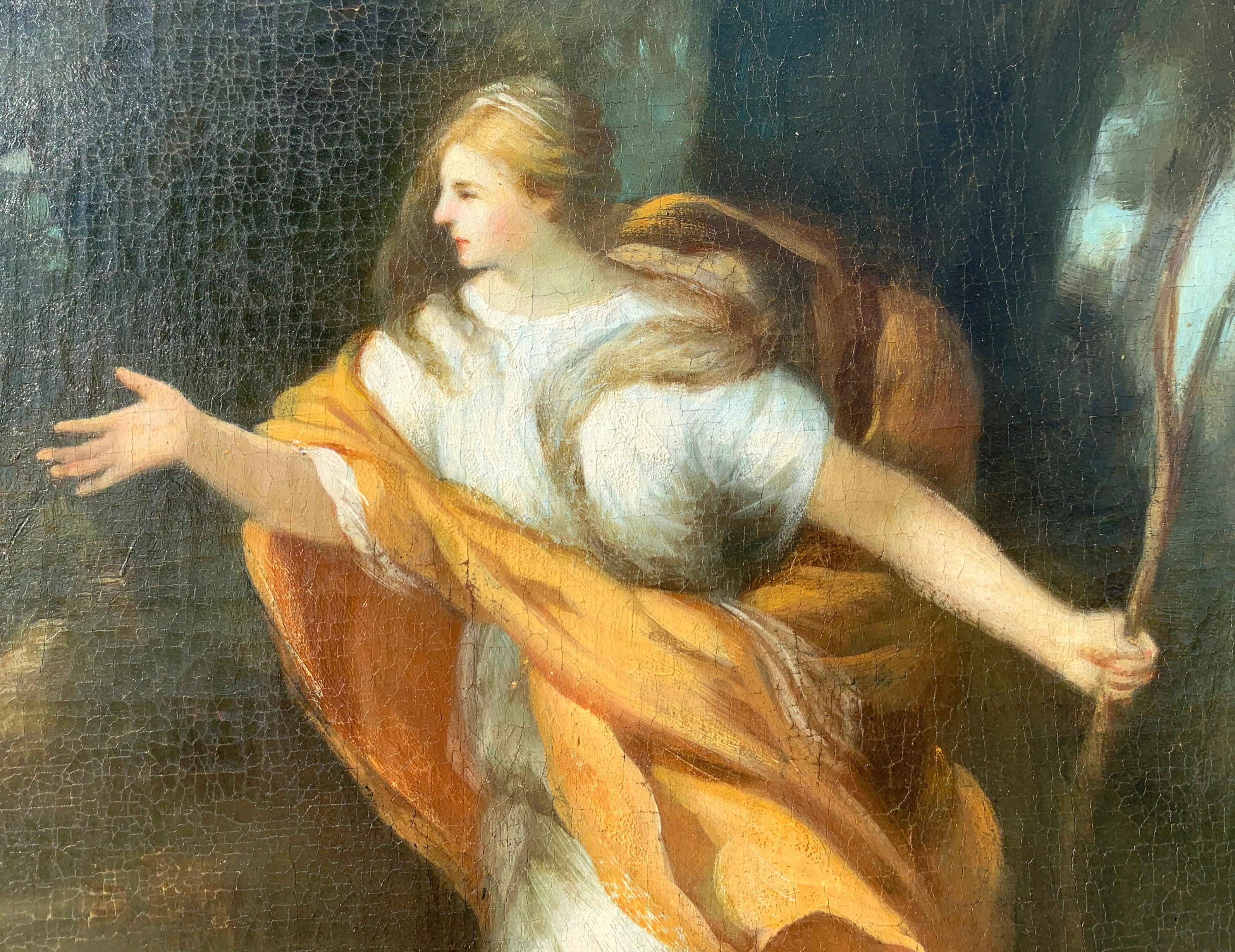Follower of Pietro da Cortona- 18th-19th century painting - Venus Aeneas - Italy For Sale 2