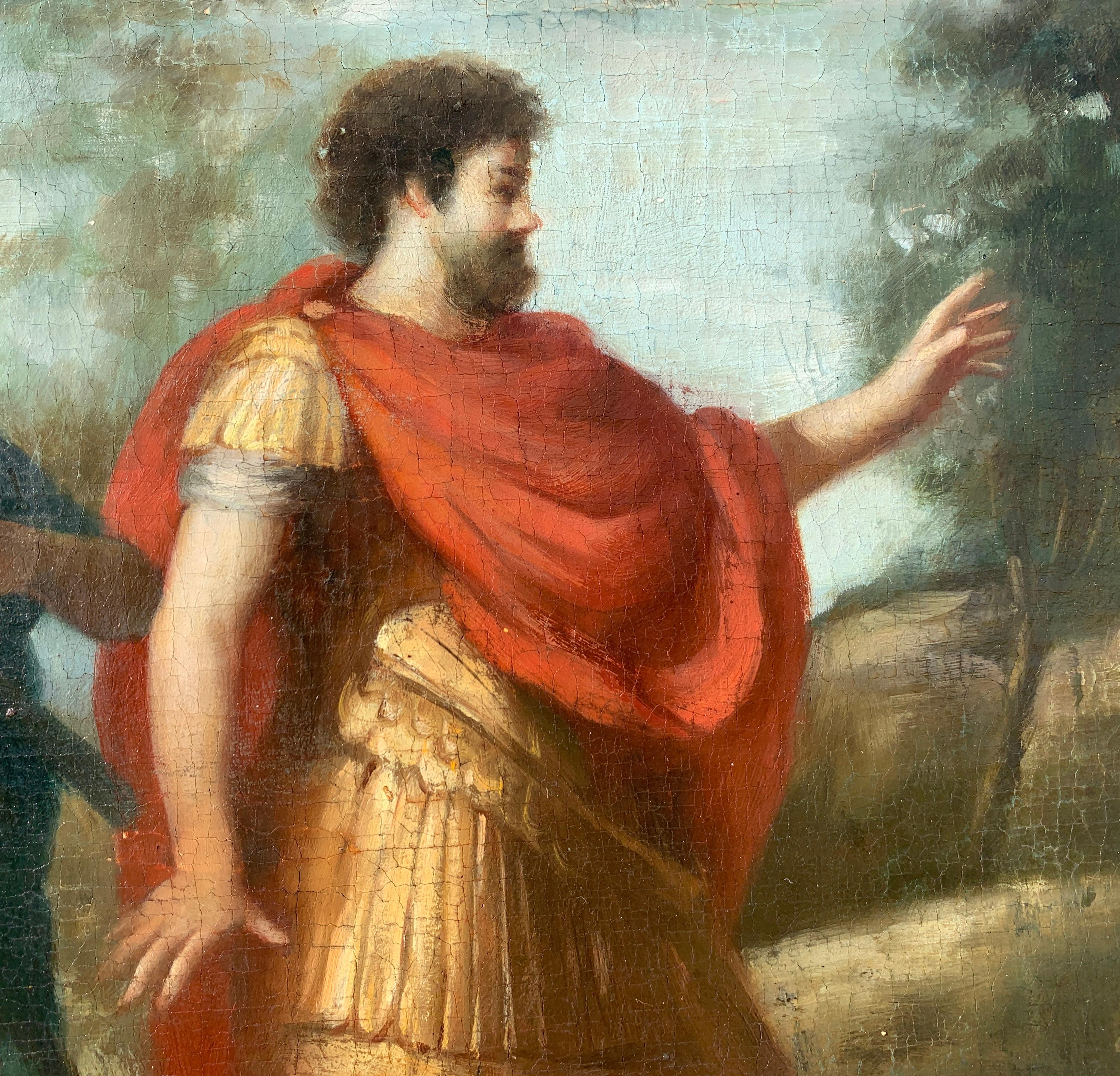 Follower of Pietro da Cortona- 18th-19th century painting - Venus Aeneas - Italy For Sale 3