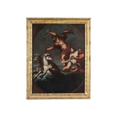 Neptune and Amphitrite, 1700s, oil on canvas
