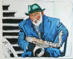 New Orleans Jaz Sax Man