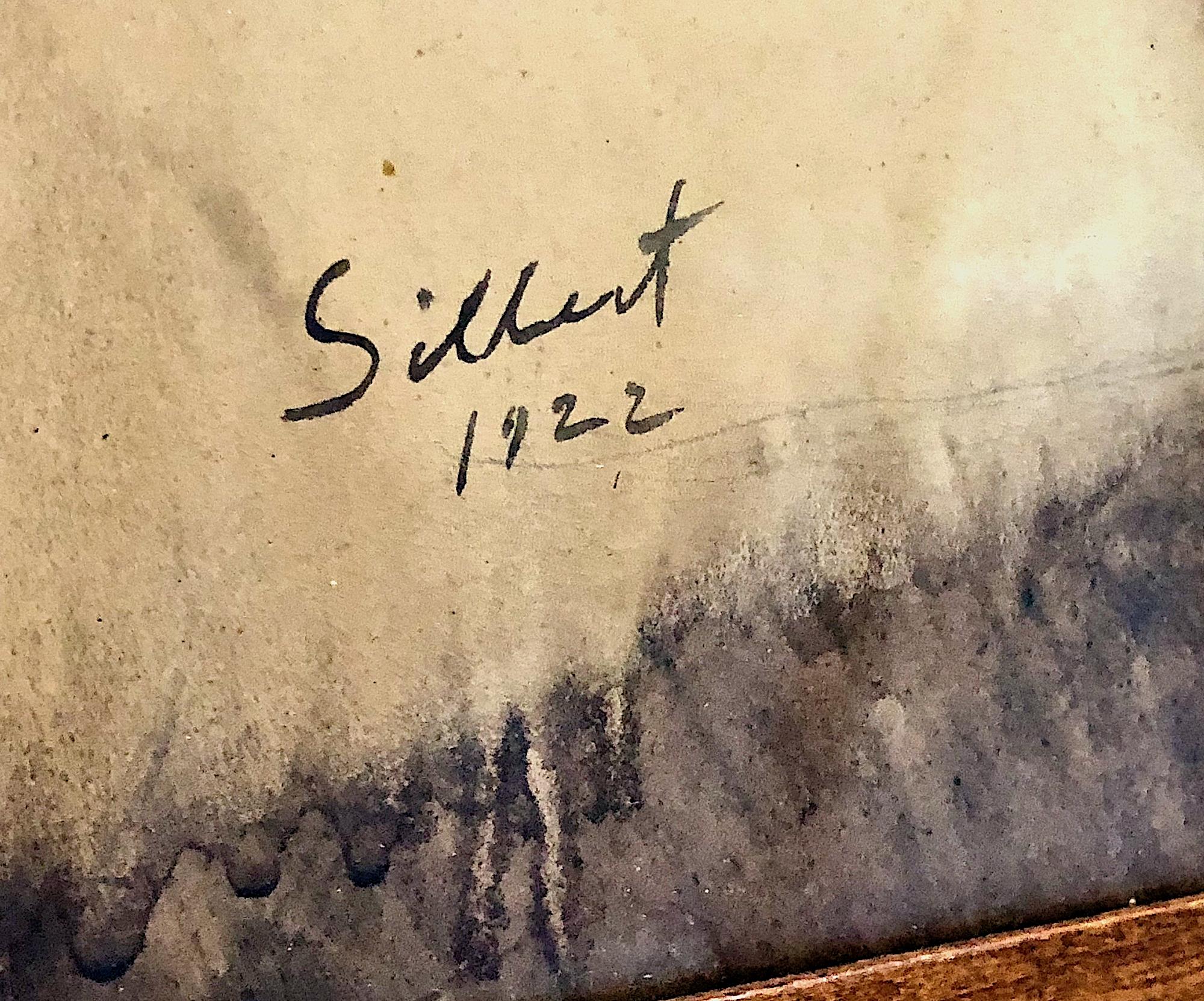 Neuer Realismus Aquarell Porträt eines jungen Mädchens von Siebert (Expressionismus), Painting, von Unknown