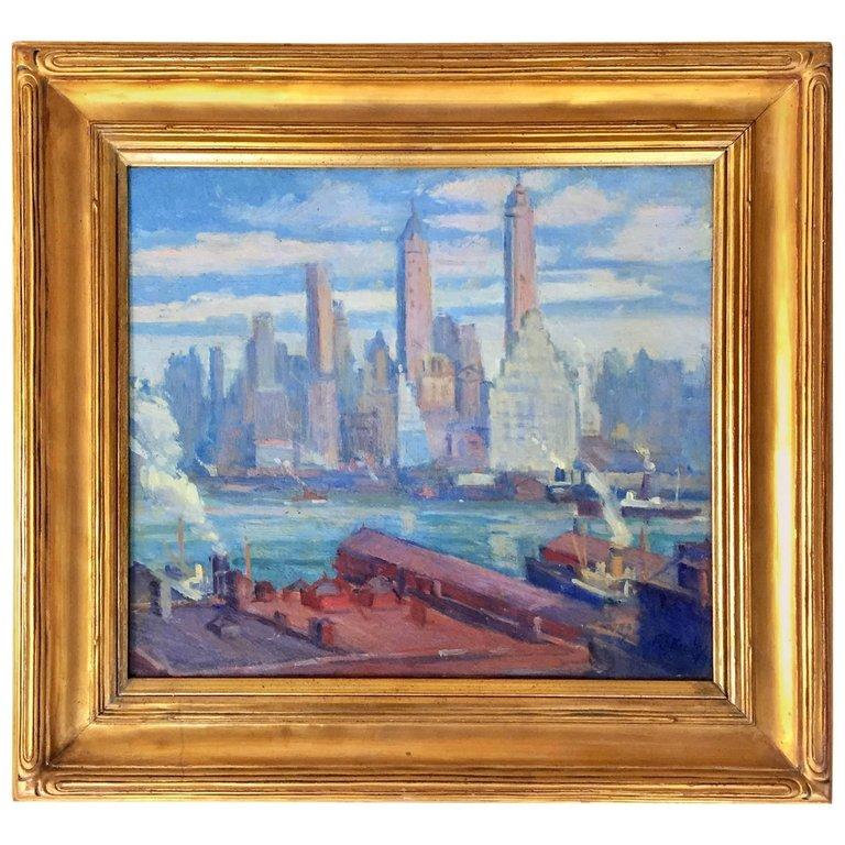 Unknown Landscape Painting - New York City