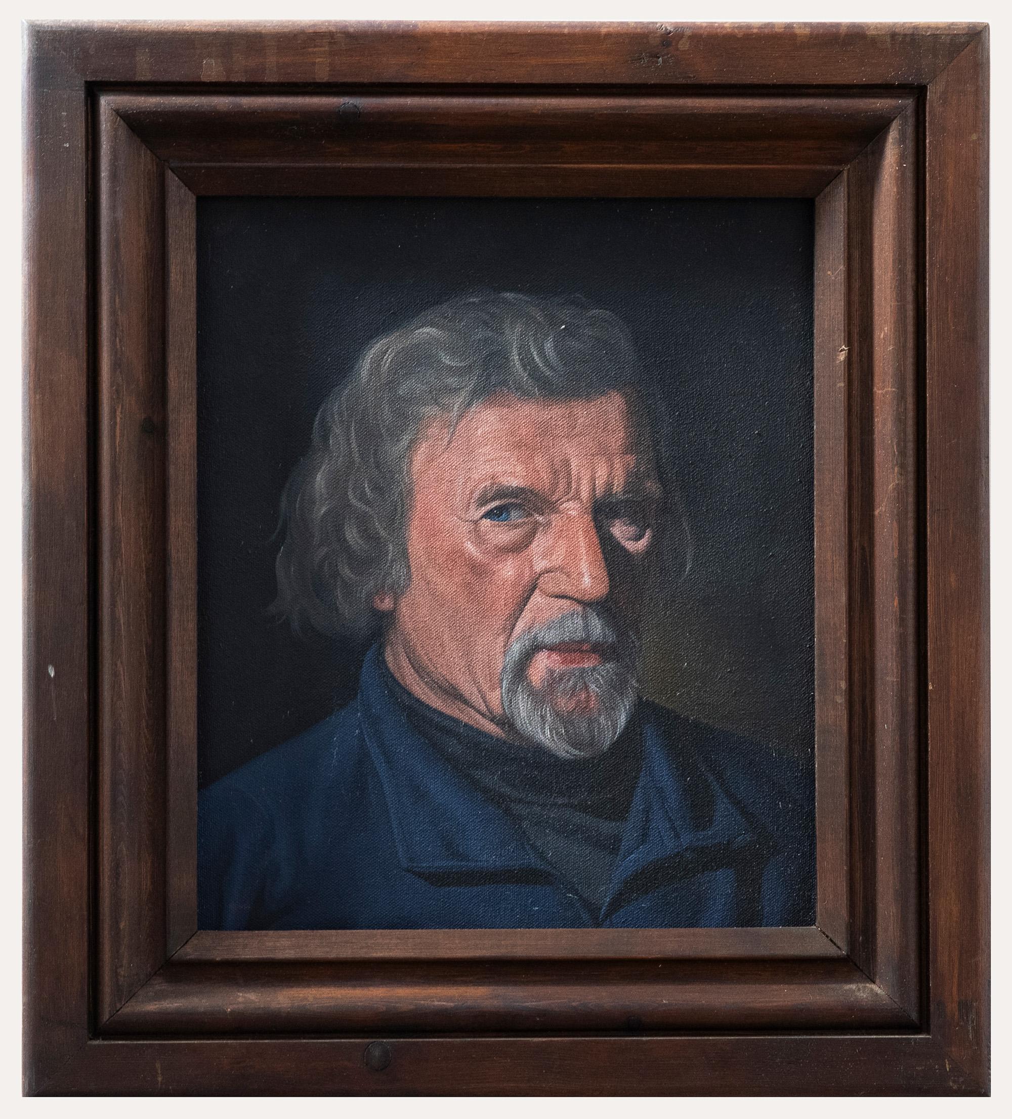 Unknown Portrait Painting - Nicholas Charles Williams (b.1961) - 2002 Oil, Dr. E. Percival James