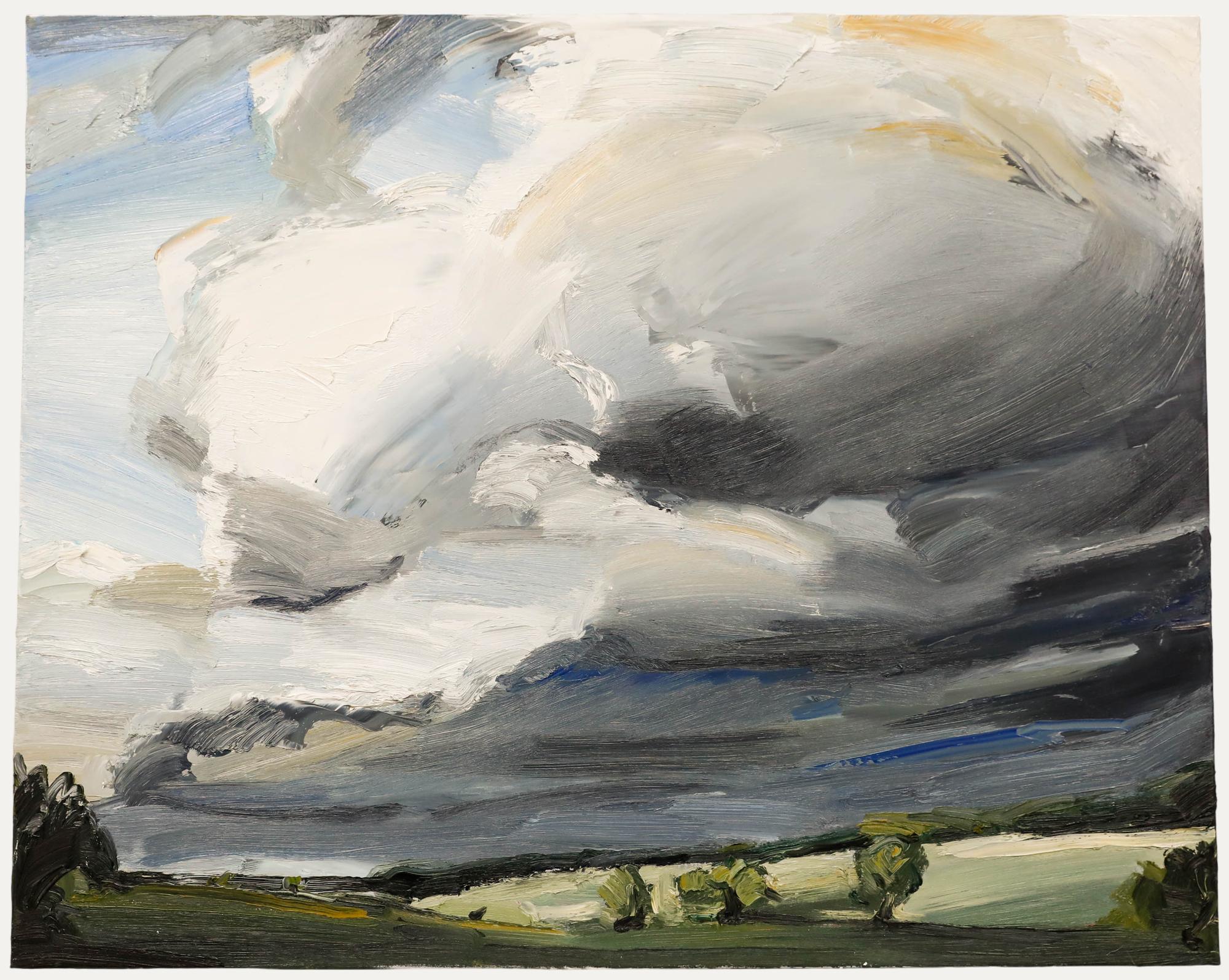 Nick Todhunter - Zeitgenössisches Öl, Big Sky Somerset