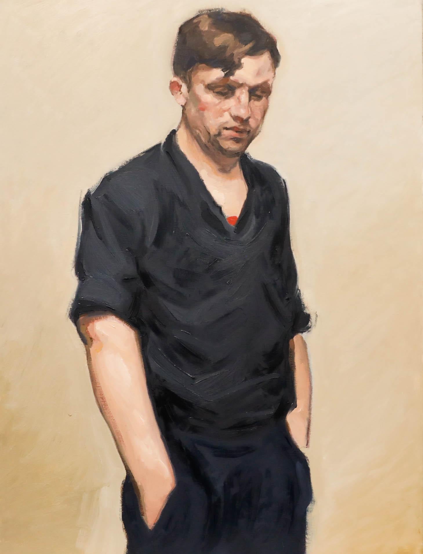 Nick Todhunter - Zeitgenössisches Öl, Doubting Thomas – Painting von Unknown