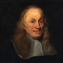 Dutch-Flemish Baroque old master - Late 17th century nobleman portrait oil