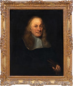 Masterly baroque européen - fin du XVIIe siècle - Portrait de noble