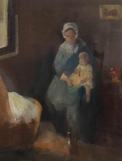 Nicolai Coster - Mid 20th Century Oil, The Nursery