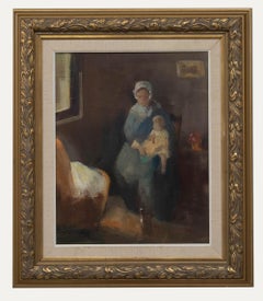 Nicolai Coster - Mid 20th Century Oil, The Nursery