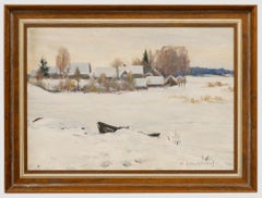 Nina Vasiljevna Skorubskaja (1918-2010) - Mid 20th Century Oil, The Frozen Lake