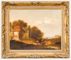 Norwich School  19th Century Oil - The Haycart
