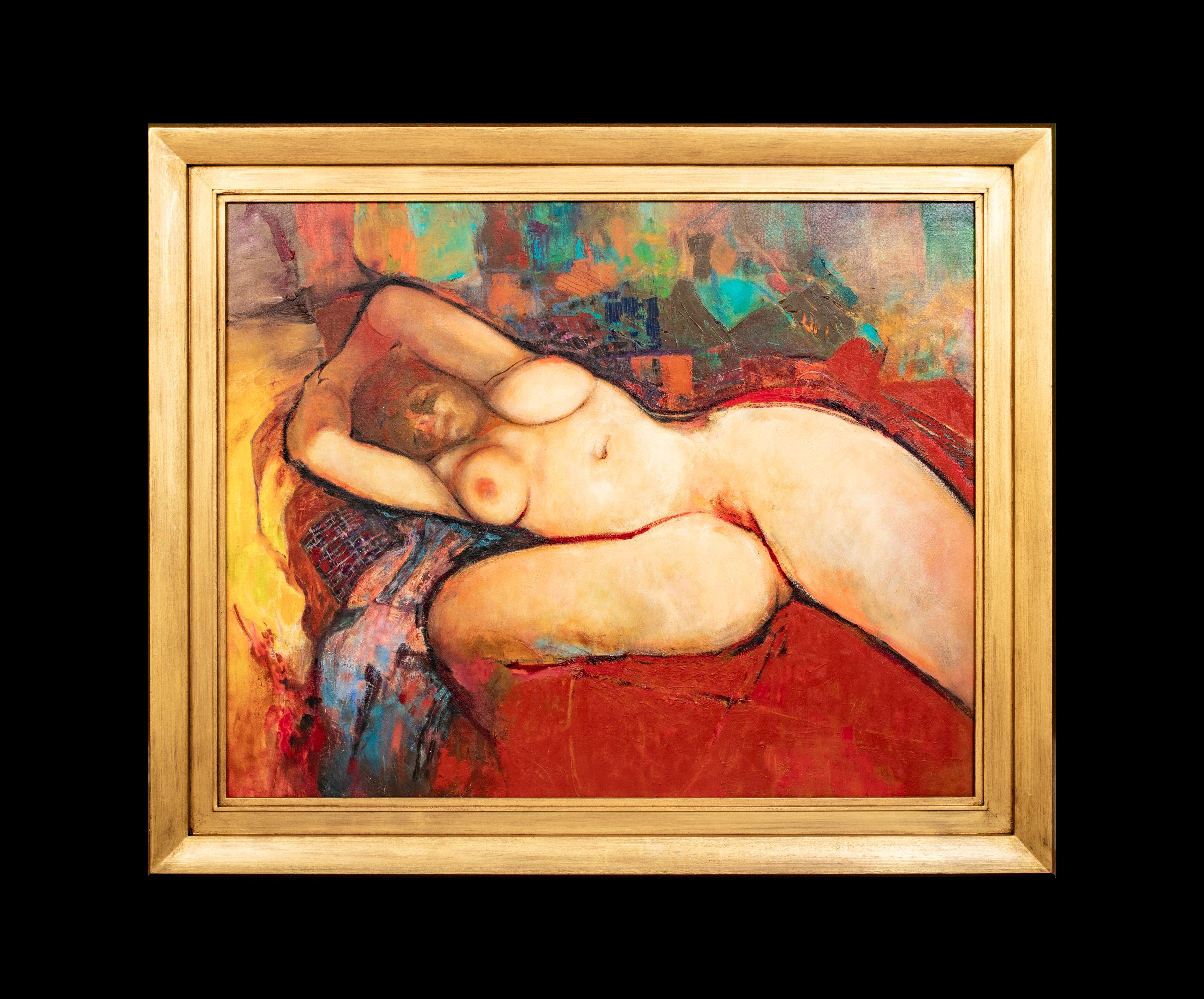 „Nu Endormi“, 20. Jahrhundert   GERARD DUREAUX (1940-2014)  – Painting von Unknown