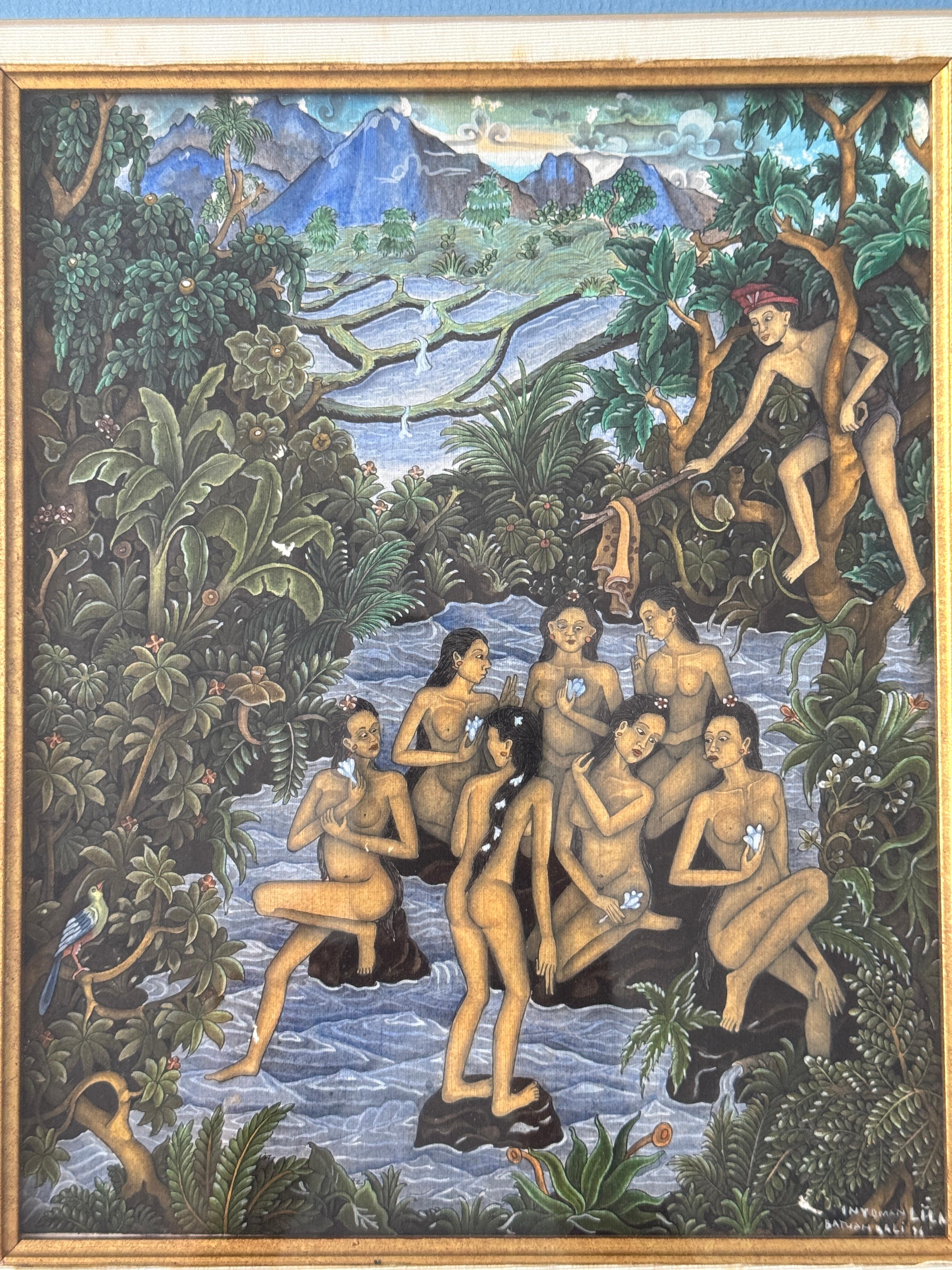 Mujeres Exóticas Desnudas Bañándose En Un Río Por  INYOMAN LILA BATUMAN en venta 1