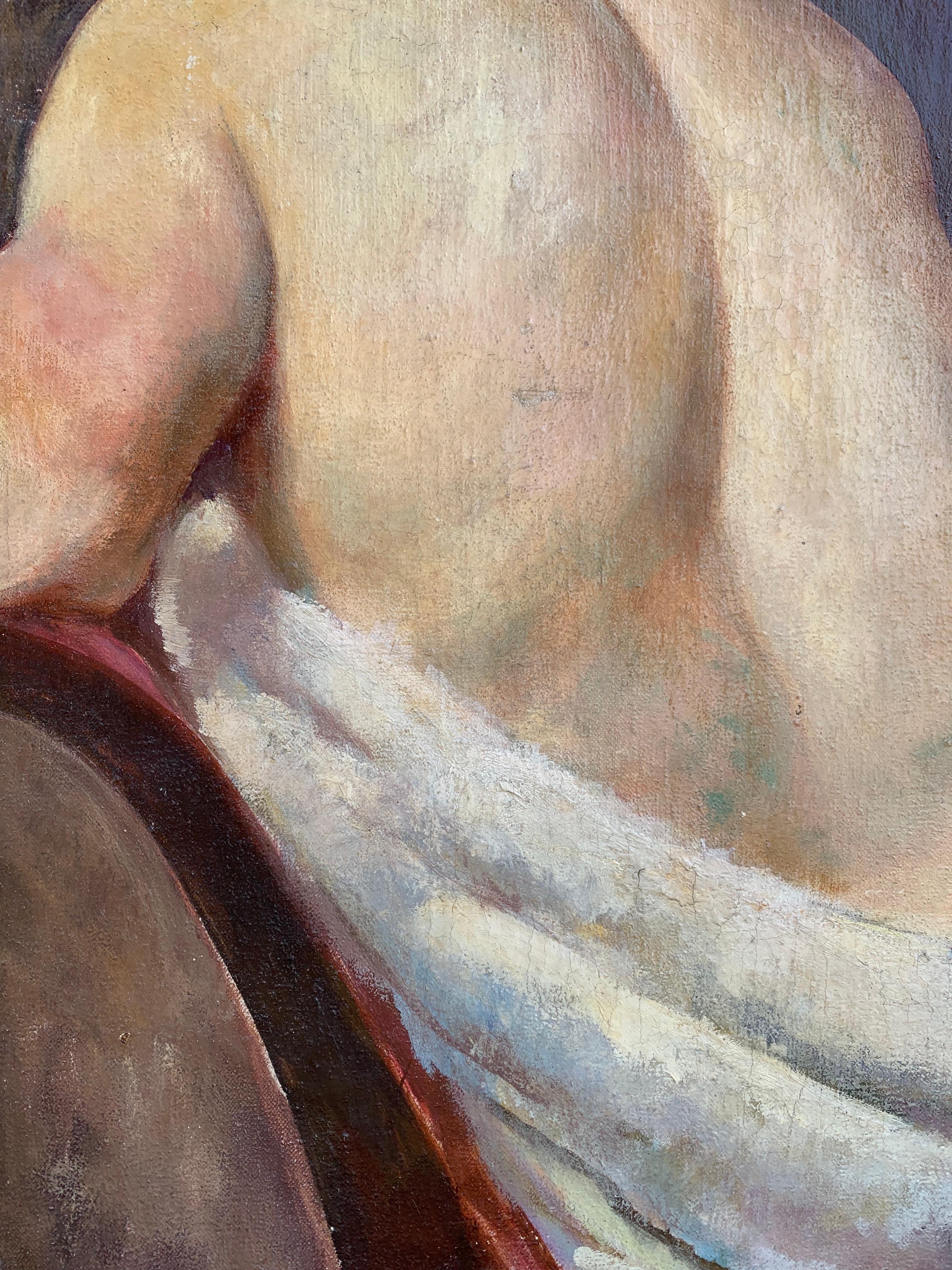 Nude Woman - Academic Painting by Unknown