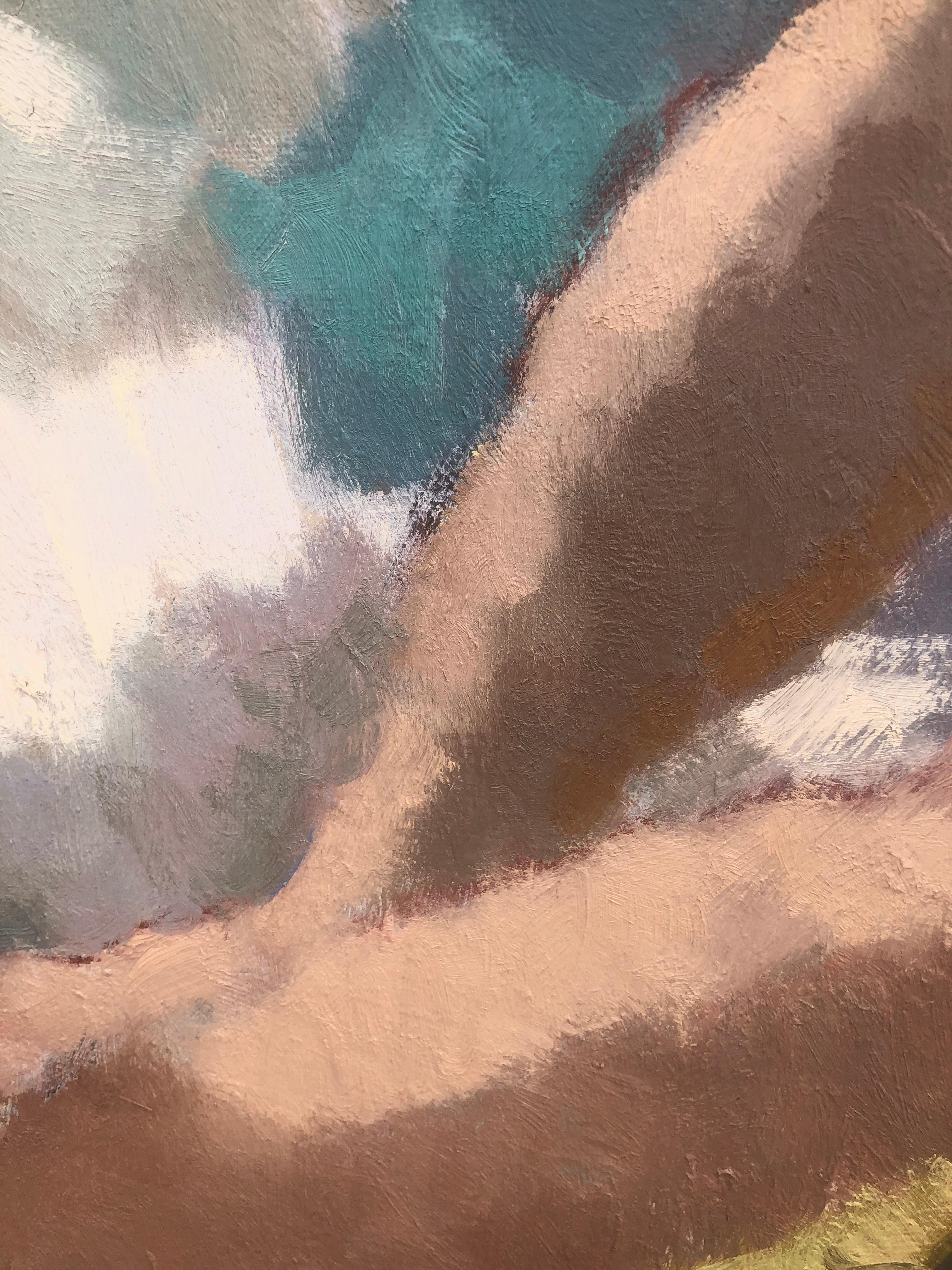 Nudo di donna dipinto olio su tela Spanish School 1