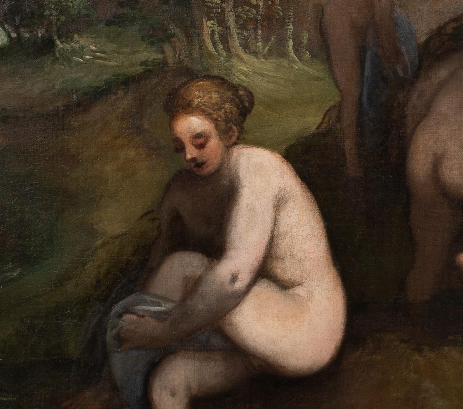 Nudes Bathing in A Landscape, 16th/17th Century For Sale 2