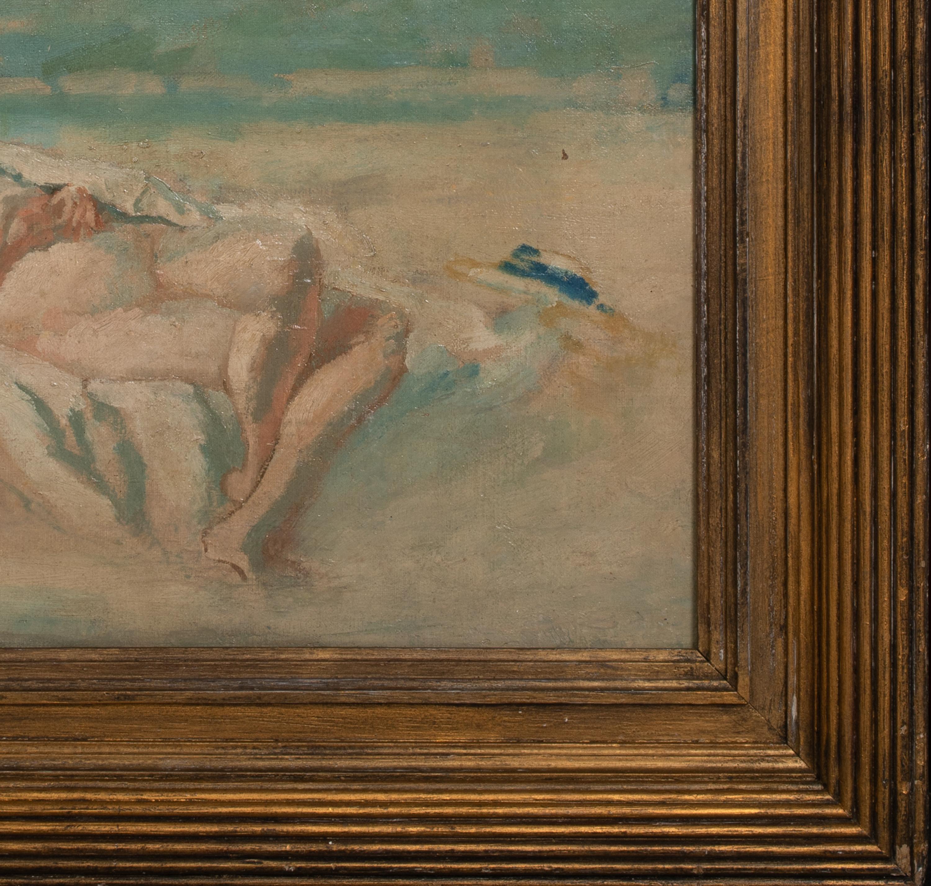 Nudes Sunbathing On A Beach, 19th Century  circle of PHILIP WILSON STEER For Sale 1