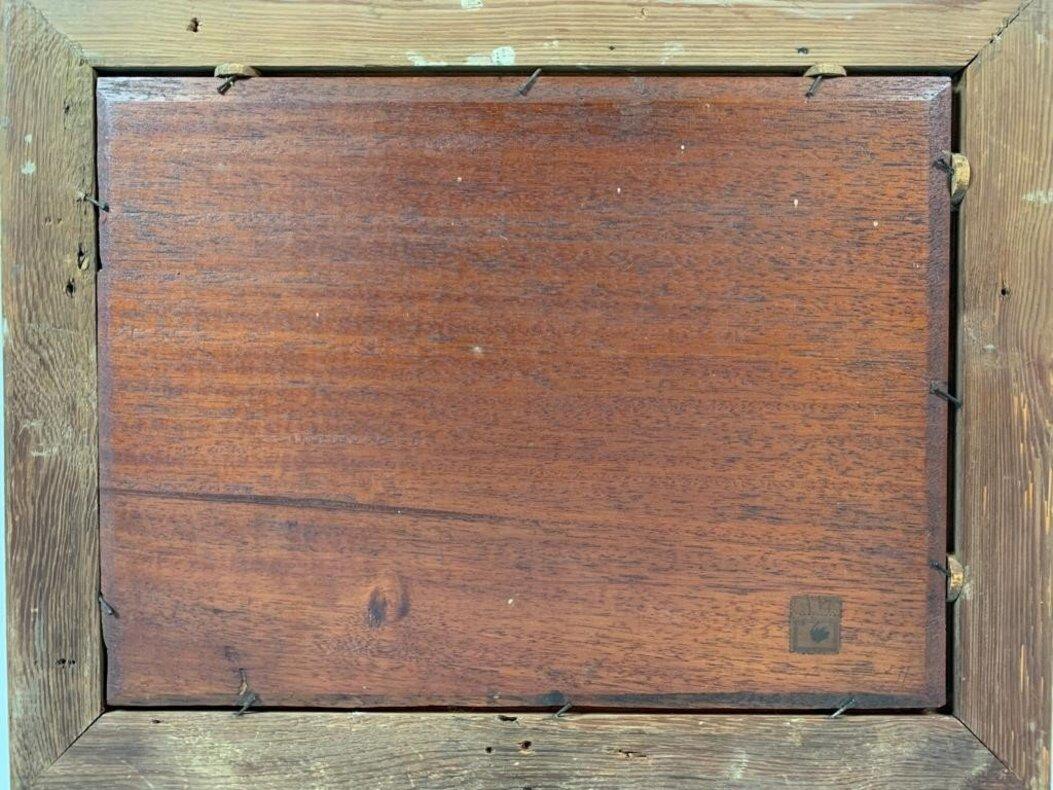 Dieses exquisite flämische Öl auf Tafel aus dem späten 18. Jahrhundert lädt den Betrachter in einen kontemplativen Raum ein, in dem mehrere Nonnen in ihre Aufgaben in einem Kloster vertieft sind. Die akribische Ausführung erinnert an die