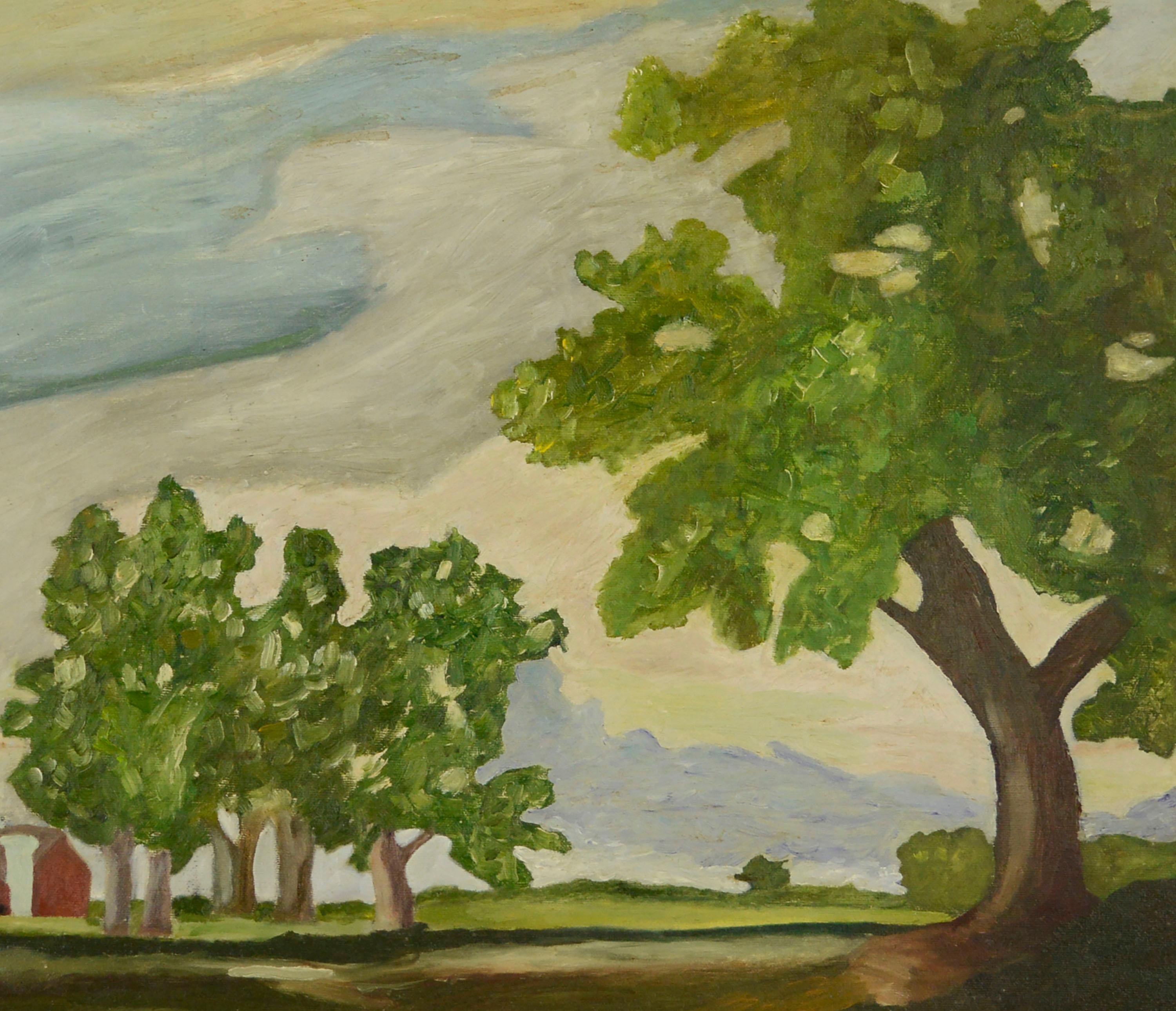 paintings of oak trees
