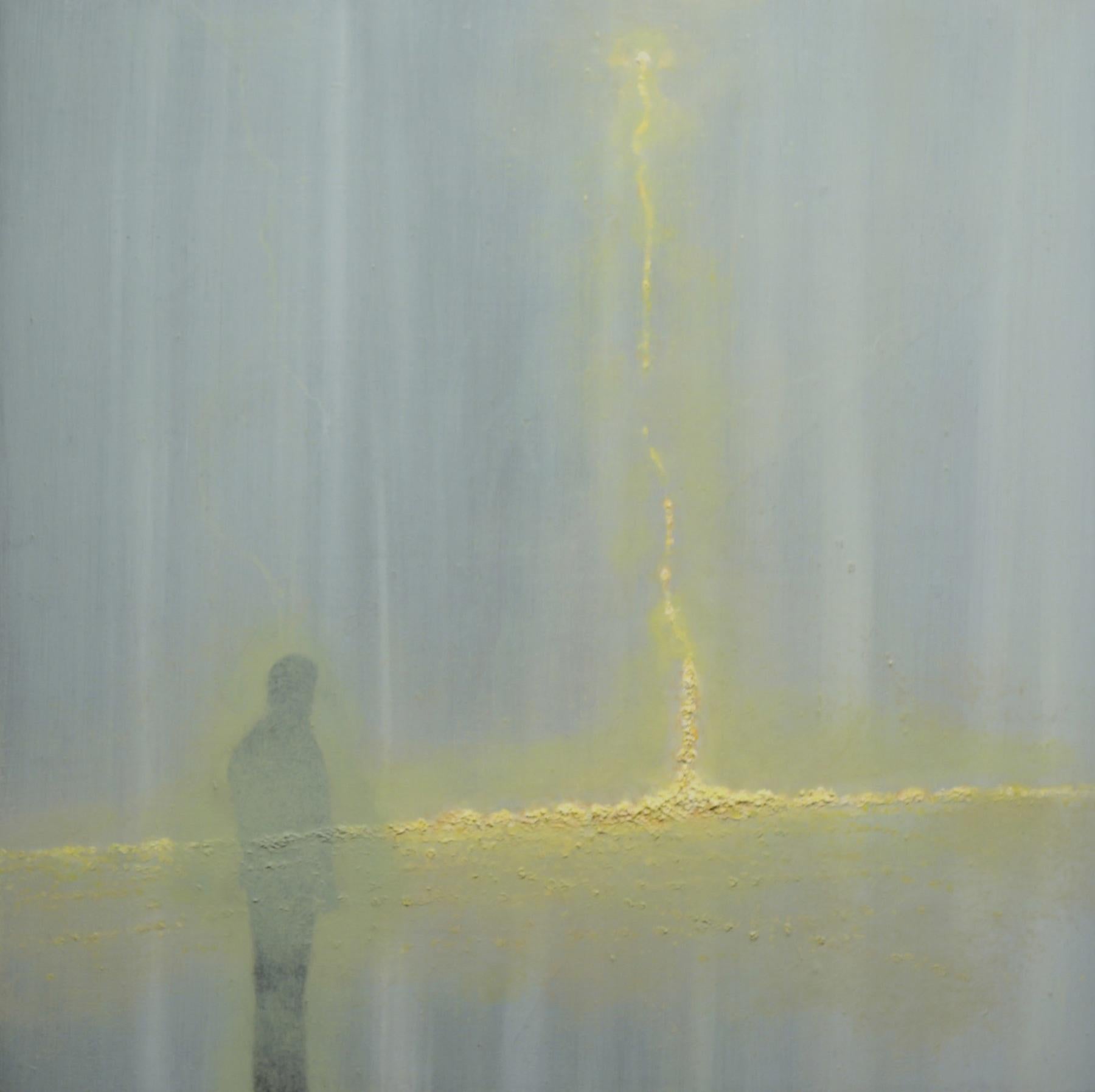 Unknown Landscape Painting – Observer, Öl auf Leinwand Gemälde von Dennis Ekstedt, 2022