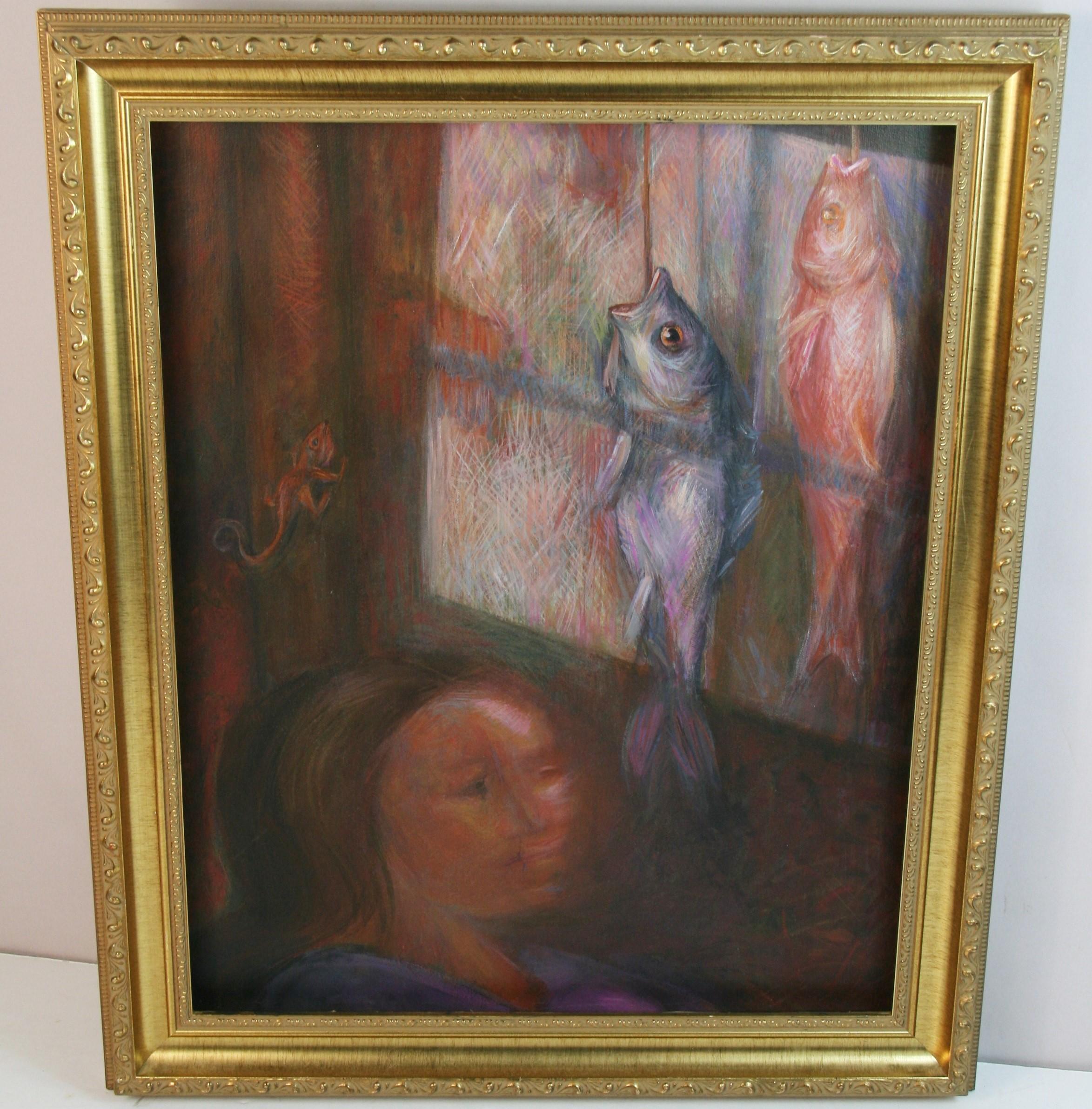 Observing The Fish  Catch of the Day - Painting by Unknown