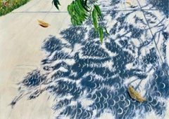 October Runner, dipinto olio su tela di Kenneth Craft, 2023