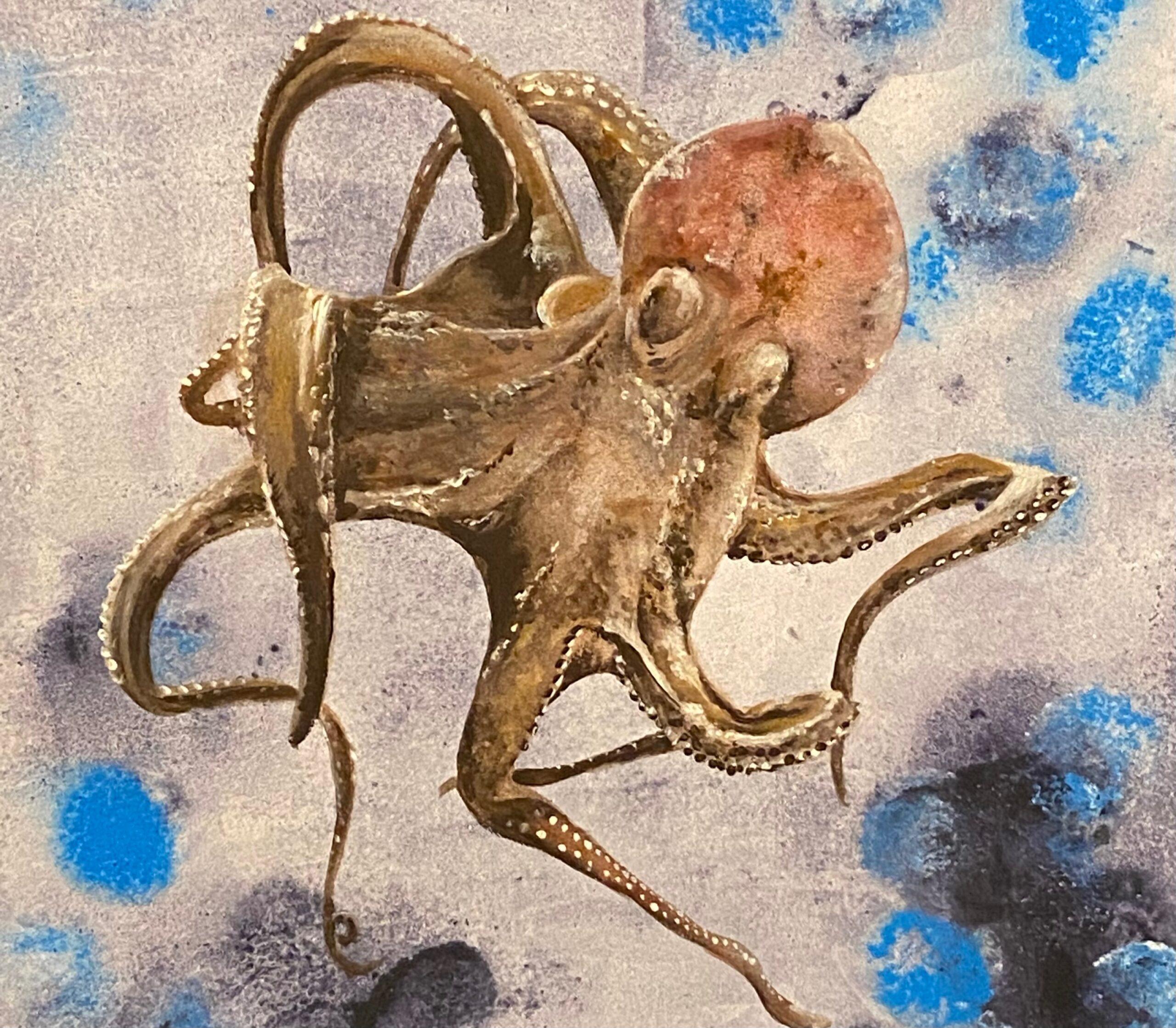 Octopus by Juli Etta - Painting by Unknown