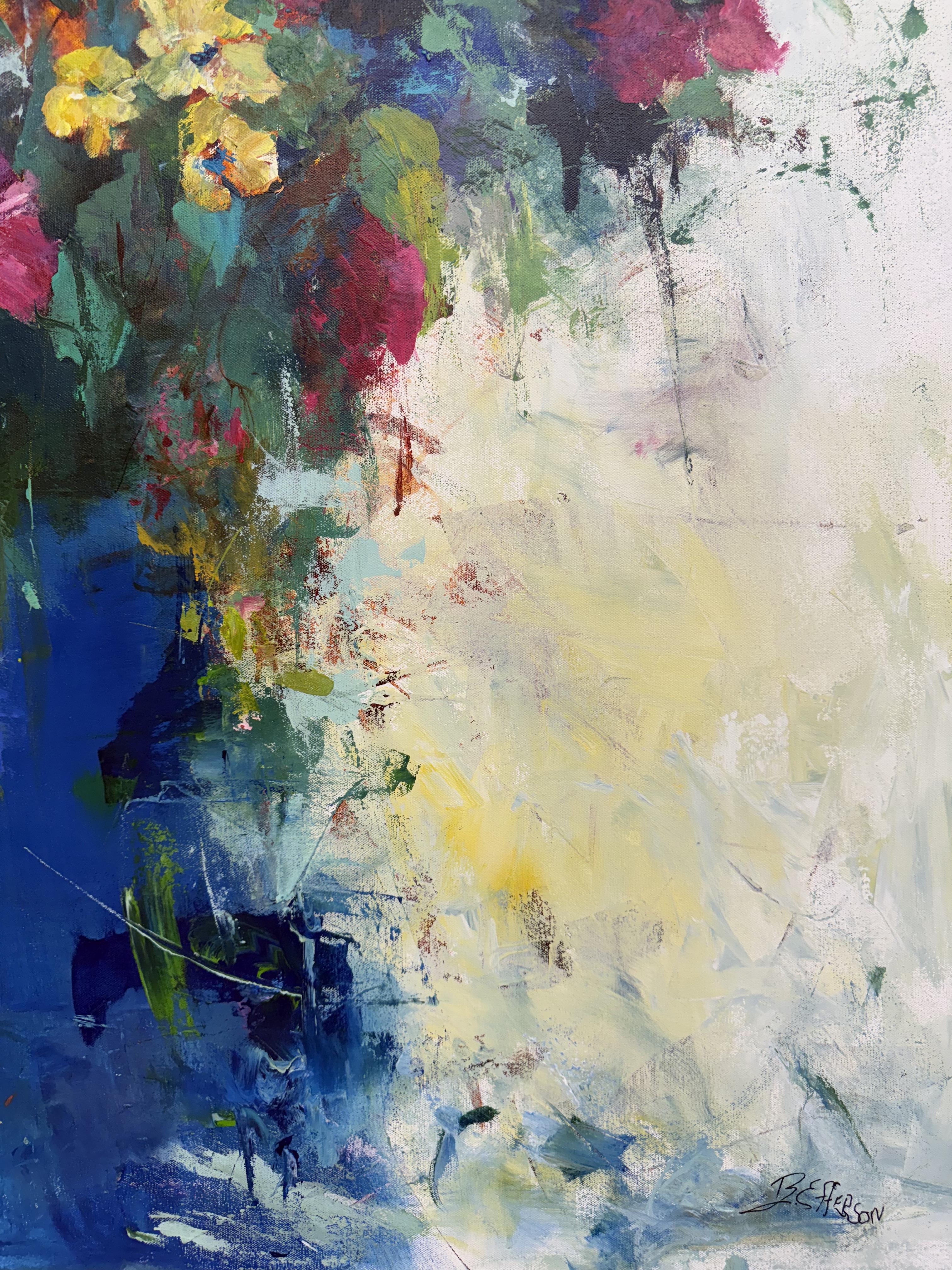 Inno alla primavera - Painting Impressionismo astratto di Unknown