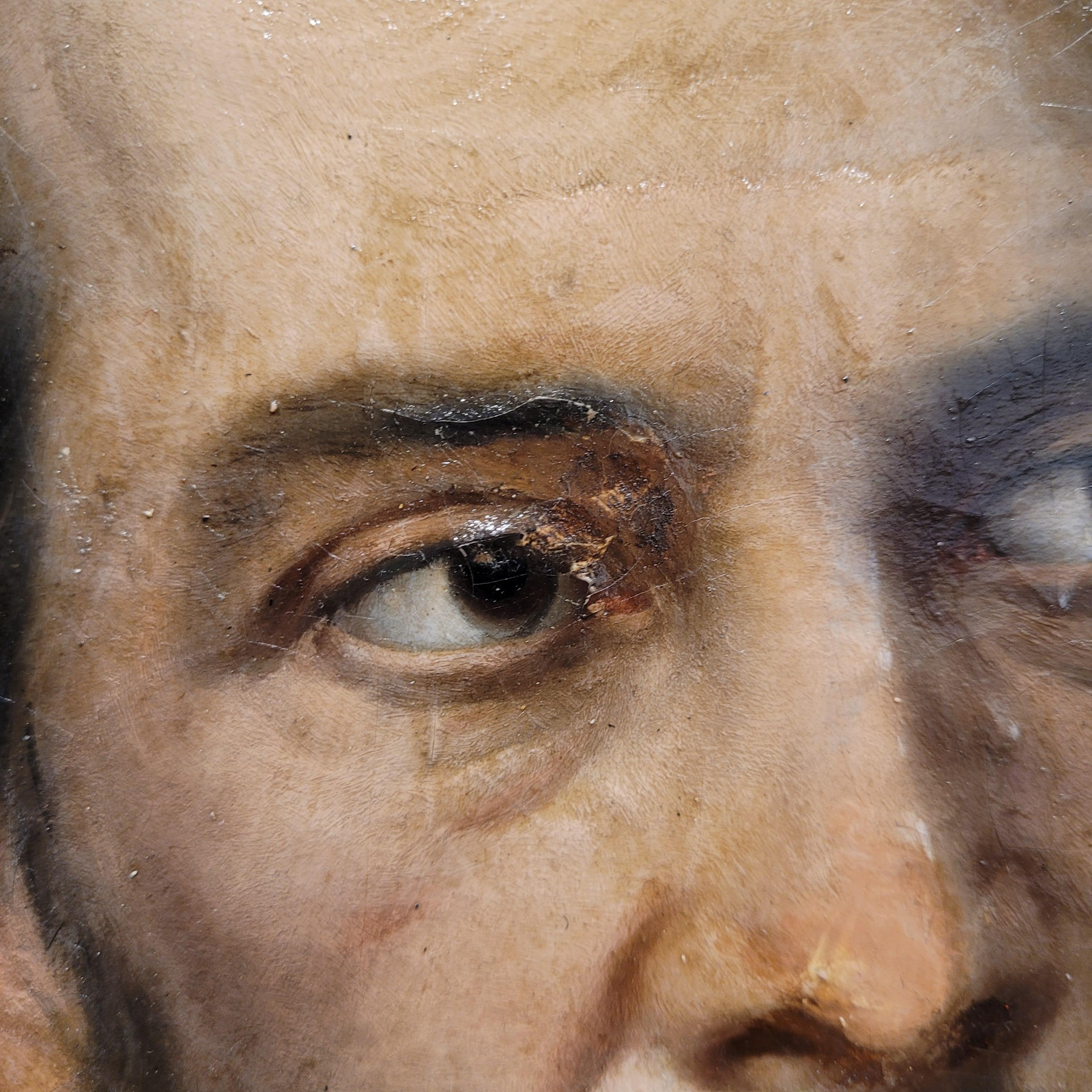 Huile sur panneau 