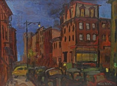 Vintage Oil Painting "Brooklyn" 1940's