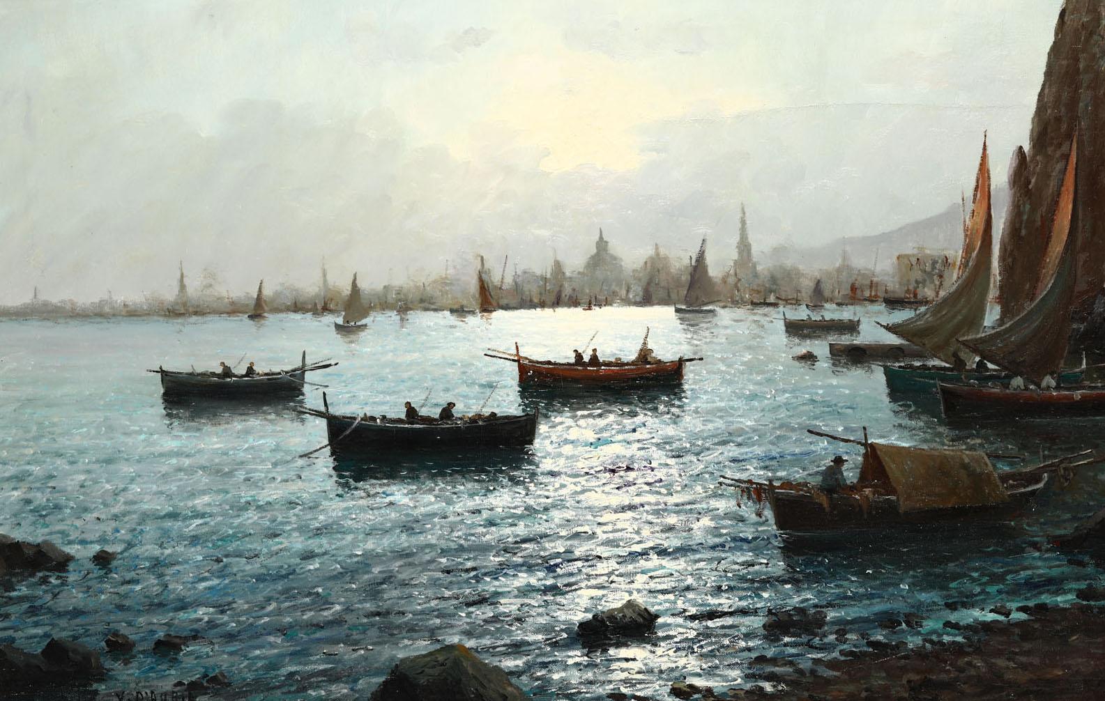 harbour scenes paintings