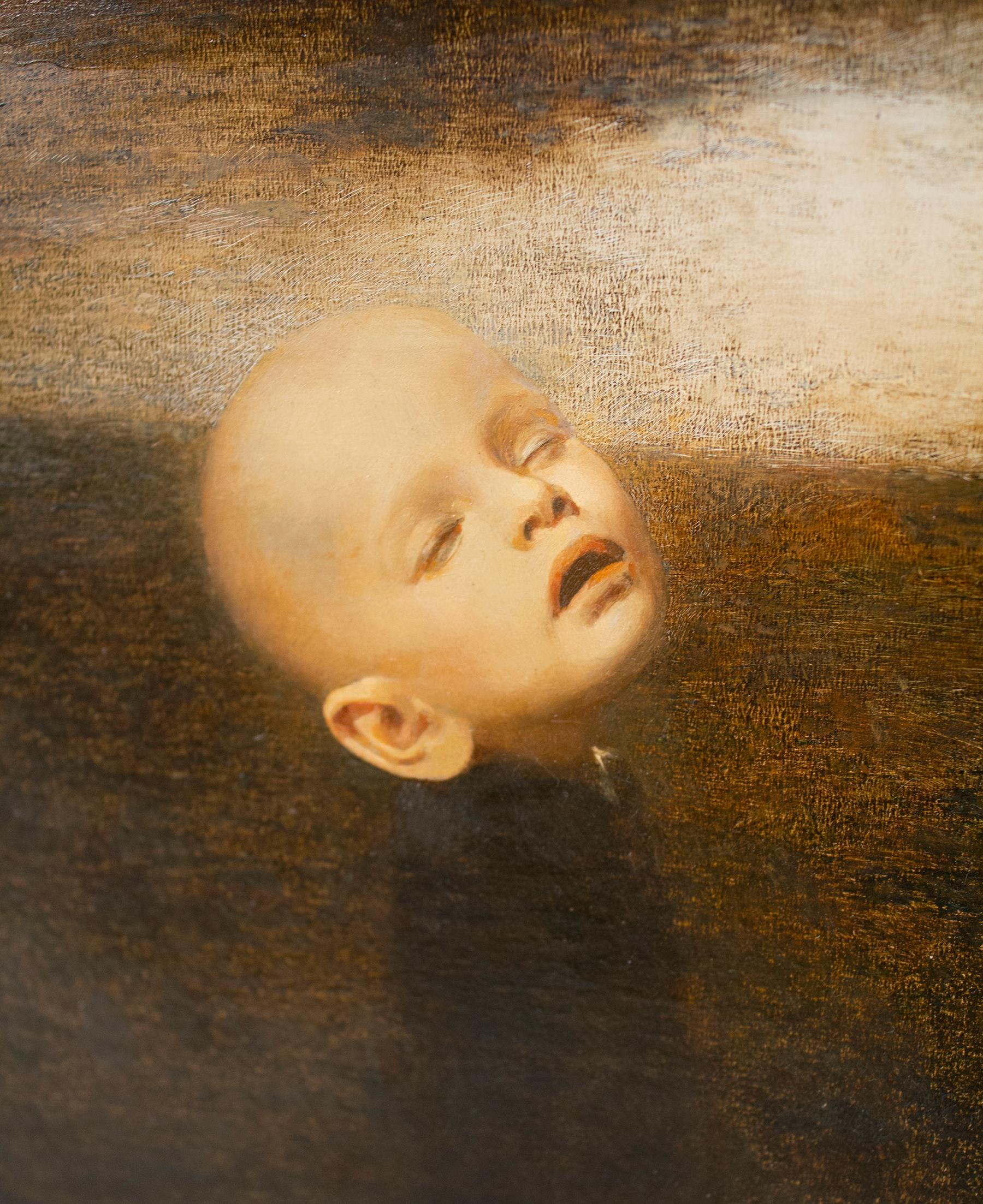 Ölgemälde auf karton von Igor Melnikov 'Fly Away I' mit Künstlerrahmen im Angebot 2
