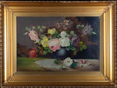 Oil - Still Life of Roses