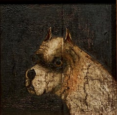 "Old English Bulldog" Dog Portrait British School