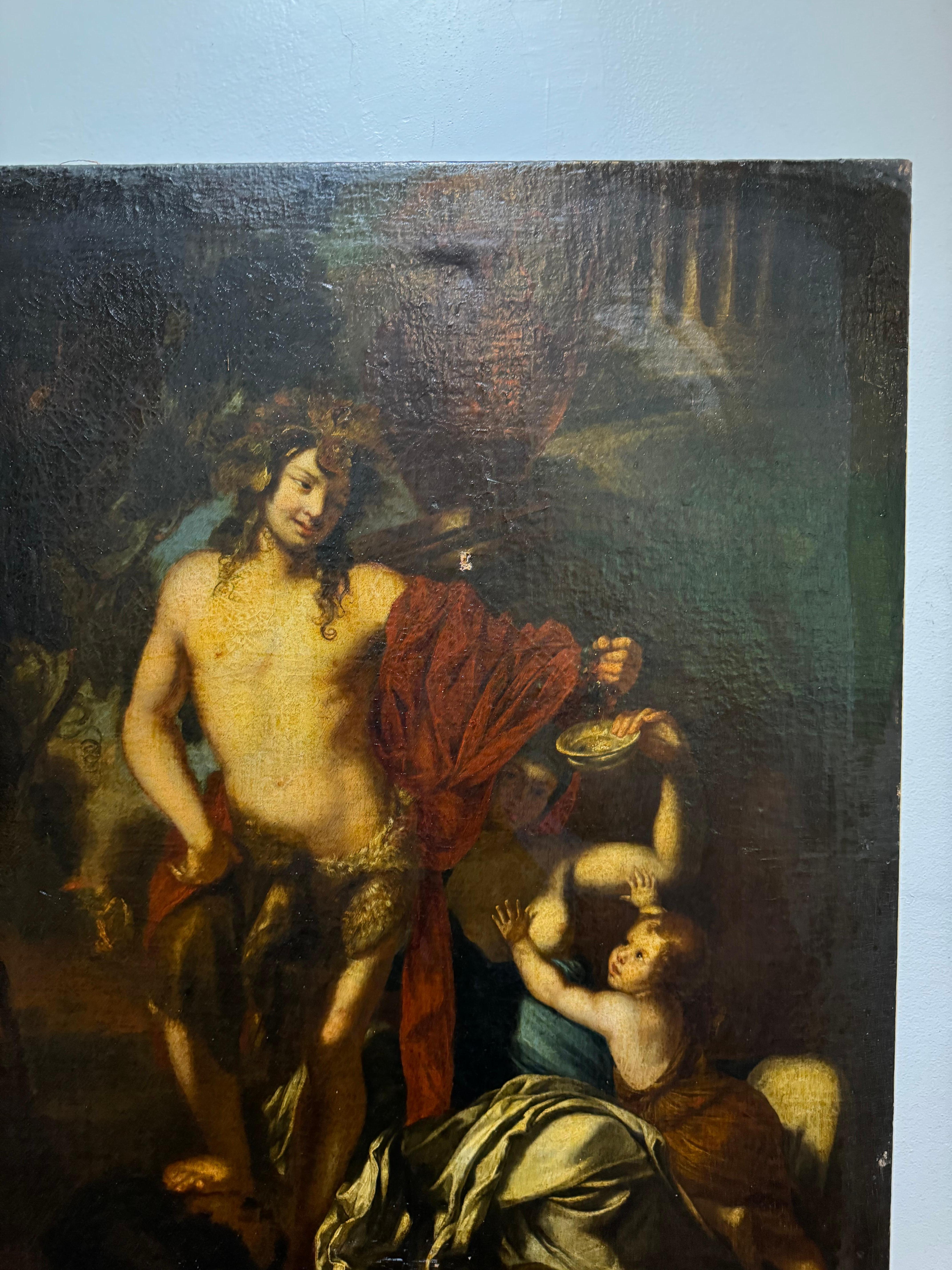 Antico Maestro del 17° secolo: Zeus e Ganimede, nudo maschile in vendita 2