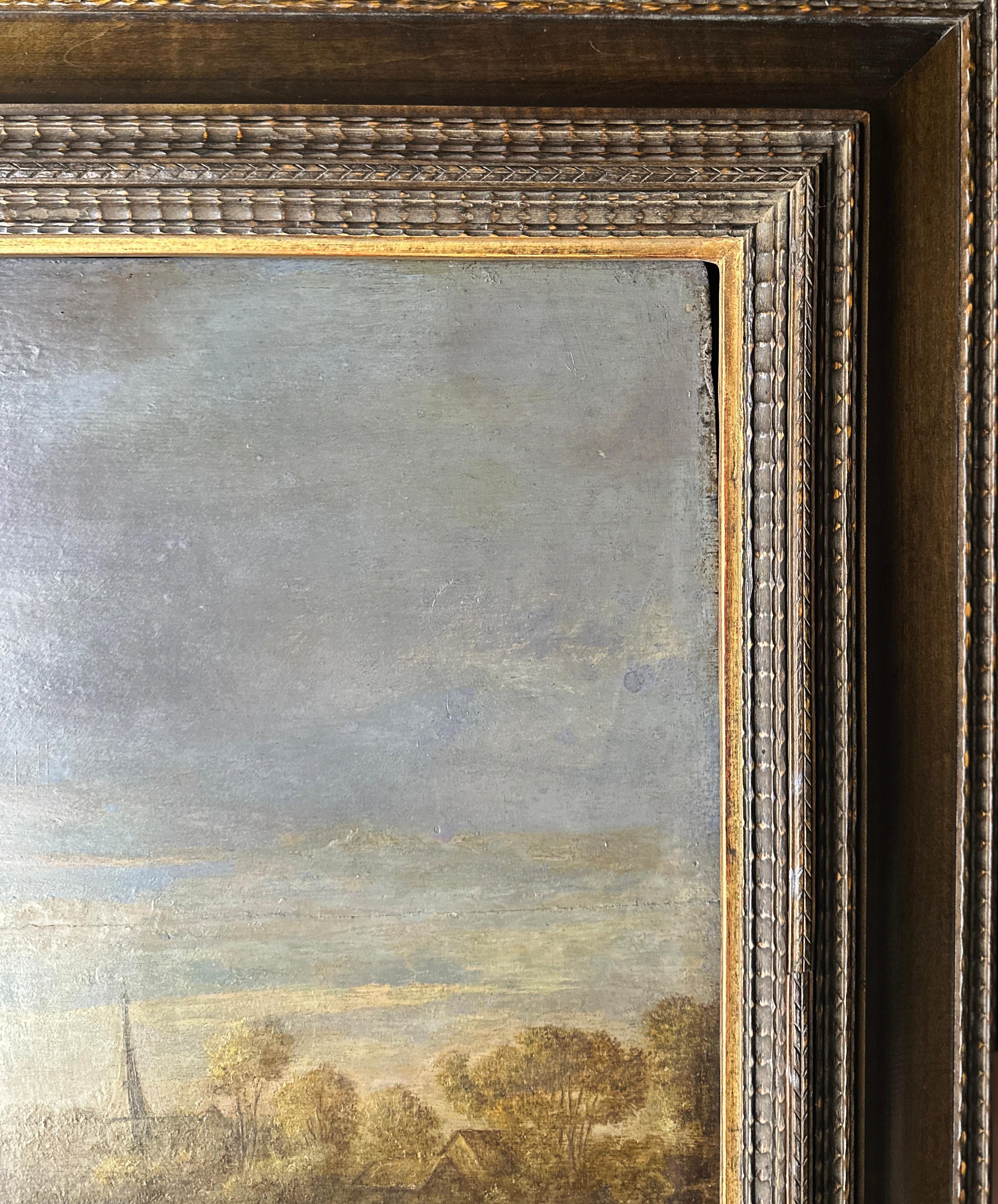 Ancien Maître Huile sur Bois 17ème Siècle Pays-Bas Flamands Wood en vente 1