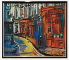 Oleg Molhanov - Framed Contemporary Oil, Streets of London