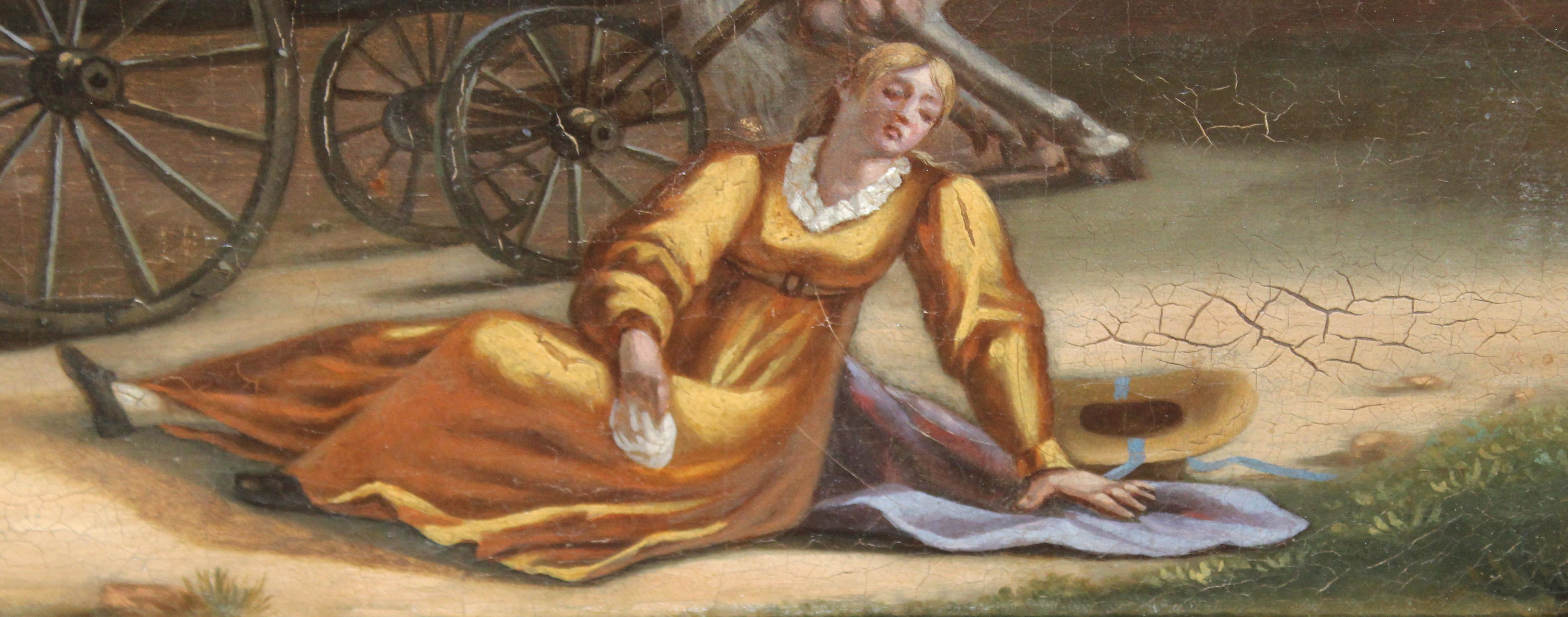 Óleo sobre tela - Milagro en el camino For Sale 2