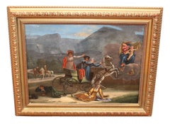 Óleo sobre tela - Milagro en el camino